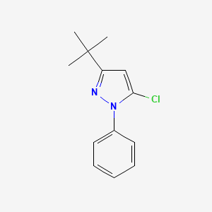 3-tert-butyl-5-chloro-1-phenyl-1H-pyrazole