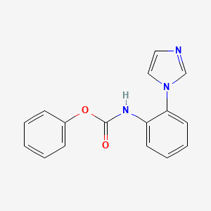 phenyl N-[2-(1H-imidazol-1-yl)phenyl]carbamate