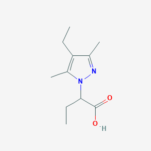 alpha,4-Diethyl-3,5-dimethyl-1H-pyrazole-1-acetic acid