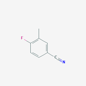 molecular formula C8H6FN B066165 4-Fluoro-3-methylbenzonitrile CAS No. 185147-08-4