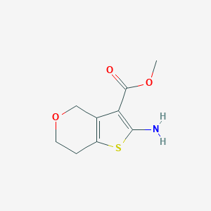 molecular formula C9H11NO3S B6616590 methyl 2-amino-4H,6H,7H-thieno[3,2-c]pyran-3-carboxylate CAS No. 1372985-70-0