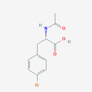 molecular formula C11H12BrNO3 B066166 (S)-N-乙酰基-4-溴苯丙氨酸 CAS No. 171095-12-8