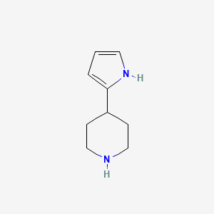molecular formula C9H14N2 B6616727 4-(1H-pyrrol-2-yl)piperidine CAS No. 1260891-55-1