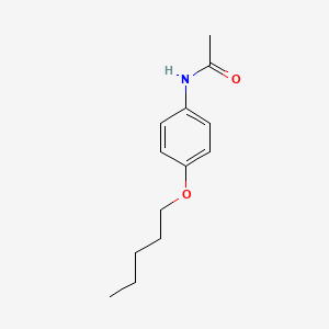 molecular formula C13H19NO2 B6616813 Acetamide, N-(4-(pentyloxy)phenyl)- CAS No. 41240-76-0
