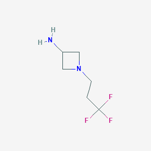 molecular formula C6H11F3N2 B6616824 1-(3,3,3-trifluoropropyl)azetidin-3-amine CAS No. 1342697-73-7
