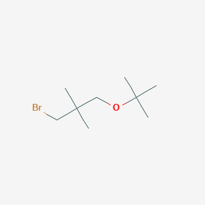 molecular formula C9H19BrO B6616880 1-bromo-3-(tert-butoxy)-2,2-dimethylpropane CAS No. 1485550-91-1