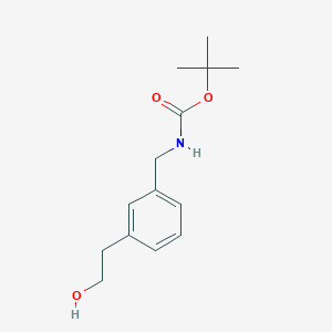 molecular formula C14H21NO3 B6617027 tert-Butyl 3-(2-hydroxyethyl)benzylcarbamate CAS No. 1541795-99-6