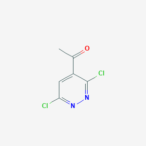 molecular formula C6H4Cl2N2O B6617087 1-(3,6-dichloropyridazin-4-yl)ethan-1-one CAS No. 1393557-96-4