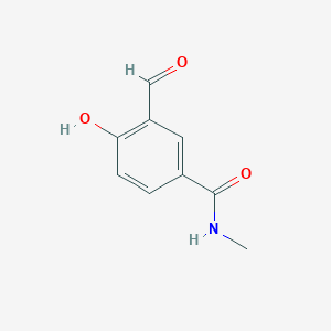 molecular formula C9H9NO3 B6617116 3-formyl-4-hydroxy-N-methylbenzamide CAS No. 1243392-04-2
