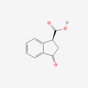 molecular formula C10H8O3 B6617128 (1S)-3-oxo-2,3-dihydro-1H-indene-1-carboxylic acid CAS No. 40985-43-1