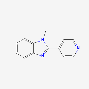 molecular formula C13H11N3 B6617364 1-Methyl-2-pyridin-4-YL-1H-benzoimidazole CAS No. 64262-98-2