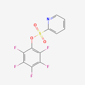 molecular formula C11H4F5NO3S B6617564 Pentafluorophenyl pyridine-2-sulfonate CAS No. 1199262-21-9