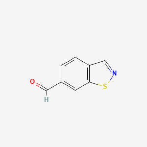 molecular formula C8H5NOS B6617839 Benzo[d]isothiazole-6-carbaldehyde CAS No. 1516012-10-4