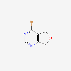 molecular formula C6H5BrN2O B6618152 4-bromo-5H,7H-furo[3,4-d]pyrimidine CAS No. 1517565-09-1