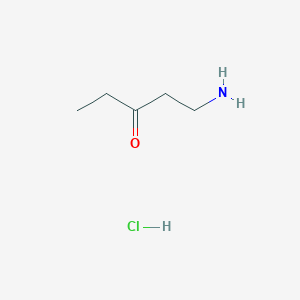 molecular formula C5H12ClNO B6618394 1-aminopentan-3-one hydrochloride CAS No. 1780616-71-8