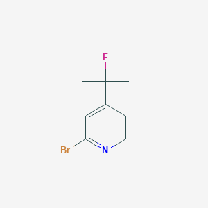 molecular formula C8H9BrFN B6618433 2-bromo-4-(2-fluoropropan-2-yl)pyridine CAS No. 1781487-87-3
