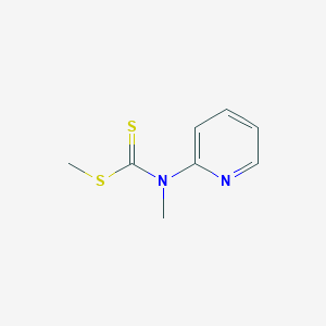 molecular formula C8H10N2S2 B066185 methyl N-methyl-N-pyridin-2-ylcarbamodithioate CAS No. 161694-66-2
