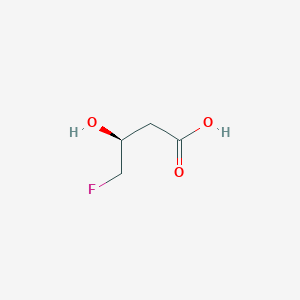 (3S)-4-fluoro-3-hydroxybutanoic acid