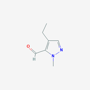 4-ethyl-1-methyl-1H-pyrazole-5-carbaldehyde
