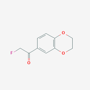 1-(2,3-dihydro-1,4-benzodioxin-6-yl)-2-fluoroethan-1-one