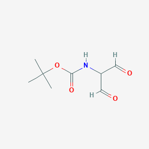 molecular formula C8H13NO4 B6618611 tert-butylN-(1,3-dioxopropan-2-yl)carbamate CAS No. 2825007-73-4