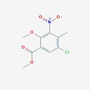methyl 5-chloro-2-methoxy-4-methyl-3-nitrobenzoate