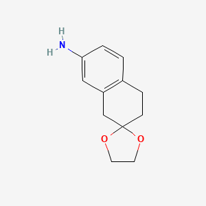 3',4'-dihydro-1'H-spiro[1,3-dioxolane-2,2'-naphthalene]-7'-amine