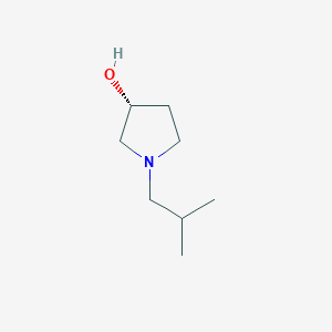 (3R)-1-(2-methylpropyl)pyrrolidin-3-ol