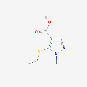 5-(ethylsulfanyl)-1-methyl-1H-pyrazole-4-carboxylic acid