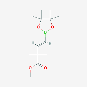methyl (3E)-2,2-dimethyl-4-(tetramethyl-1,3,2-dioxaborolan-2-yl)but-3-enoate