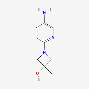 1-(5-aminopyridin-2-yl)-3-methylazetidin-3-ol
