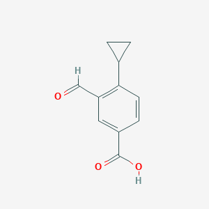 4-cyclopropyl-3-formylbenzoic acid
