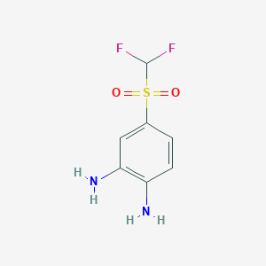 B6618991 4-difluoromethanesulfonylbenzene-1,2-diamine CAS No. 55391-52-1