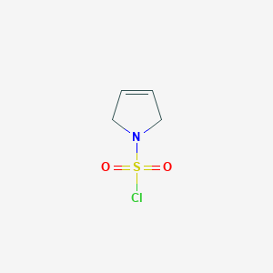 molecular formula C4H6ClNO2S B6619010 2,5-dihydro-1H-pyrrole-1-sulfonylchloride CAS No. 765962-52-5