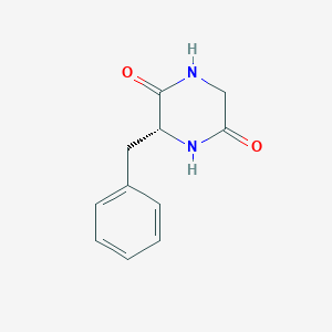 molecular formula C11H12N2O2 B6619238 (R)-3-Benzyl-piperazine-2,5-dione CAS No. 23927-19-7