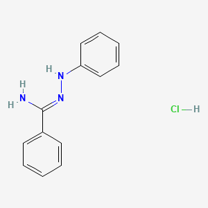 molecular formula C13H14ClN3 B6619486 CBS-1114 hydrochloride CAS No. 33244-00-7