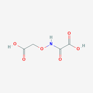 molecular formula C4H5NO6 B066199 [(Carboxymethoxy)amino](oxo)acetic acid CAS No. 177902-90-8