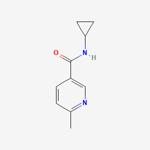 molecular formula C10H12N2O B6622284 n-Cyclopropyl-6-methylnicotinamide 