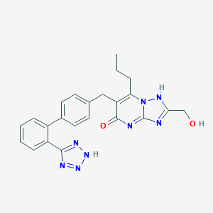 (1,2,4)Triazolo(1,5-a)pyrimidin-5(1H)-one, 2-(hydroxymethyl)-7-propyl-6-((2'-(1H-tetrazol-5-yl)(1,1'-biphenyl)-4-yl)methyl)-