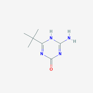 molecular formula C7H12N4O B066230 4-Amino-6-(tert-butyl)-1,3,5-triazin-2-ol CAS No. 175204-68-9