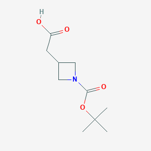 2-(1-(Tert-butoxycarbonyl)azetidin-3-yl)acetic acid