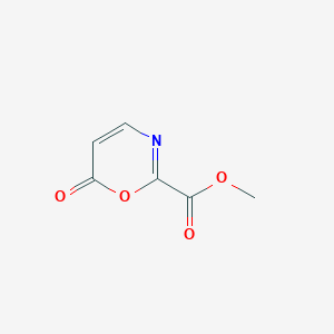 molecular formula C6H5NO4 B066252 methyl 6-oxo-6H-1,3-oxazine-2-carboxylate CAS No. 175728-19-5