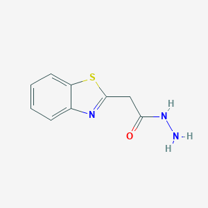 molecular formula C9H9N3OS B066264 2-(1,3-Benzothiazol-2-yl)acetohydrazide CAS No. 175440-94-5