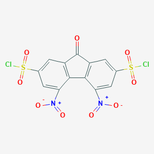 4,5-Dinitro-9-oxofluorene-2,7-disulfonyl chloride