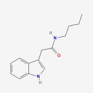 molecular formula C14H18N2O B6627432 N-butyl-2-(1H-indol-3-yl)acetamide 