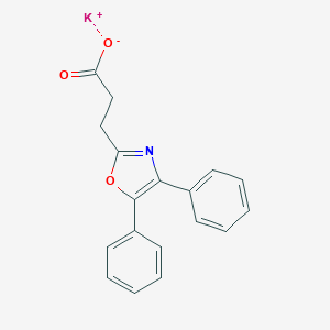 molecular formula C18H14KNO3 B066278 Oxaprozin Potassium CAS No. 174064-08-5