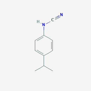 molecular formula C10H12N2 B066282 4-Isopropylphenyl cyanamide CAS No. 163805-10-5
