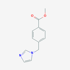 molecular formula C12H12N2O2 B066284 Methyl 4-(1H-imidazol-1-ylmethyl)benzoate CAS No. 160446-18-4