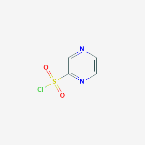 molecular formula C4H3ClN2O2S B066287 Pyrazine-2-sulfonyl chloride CAS No. 184170-48-7