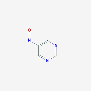 molecular formula C4H3N3O B066288 5-Nitrosopyrimidine CAS No. 180799-04-6